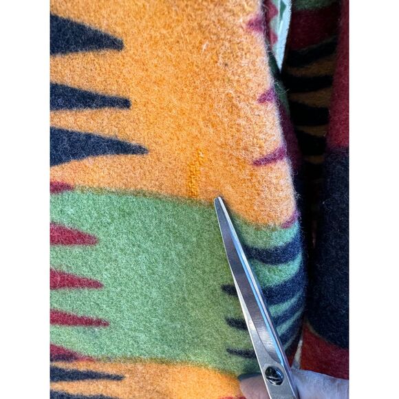 VTG Seppe SW Aztec Wool Button Down Coat Jacket Size 3 = XL Made in the USA - Picture 12 of 15